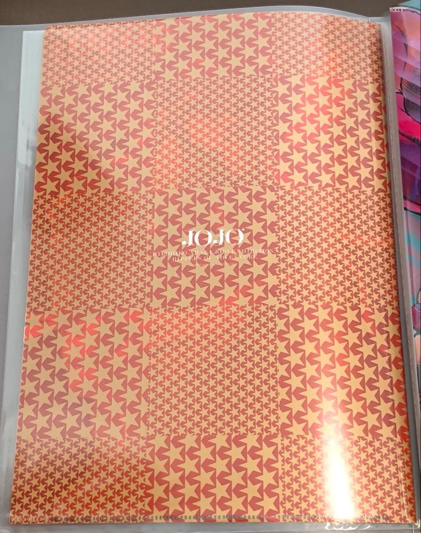 ジョジョの奇妙な冒険　原画展　クリアファイル8種類　1部〜８部