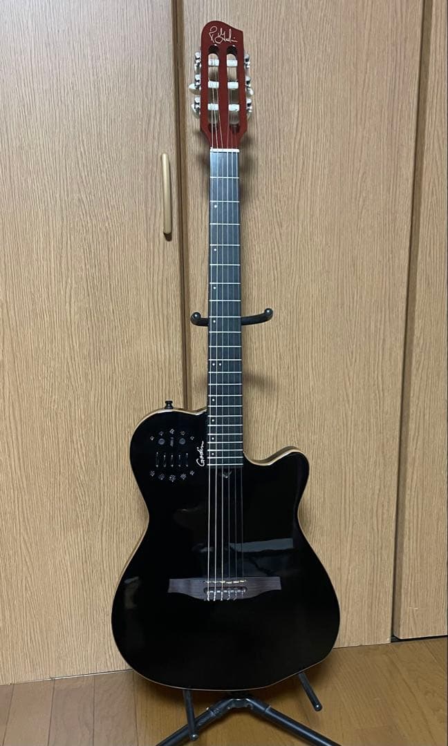 【レア美品】ゴダン Godin ACS Slim SA ナイロンギター 黒