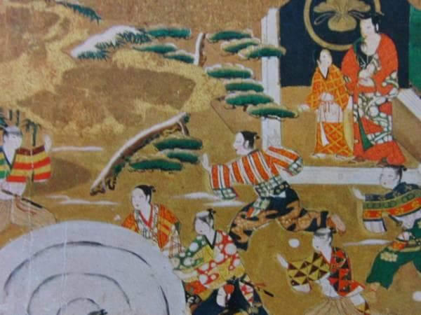伝 土佐光吉、月次風俗図画帖、超希少・大判画集画、新品額装付