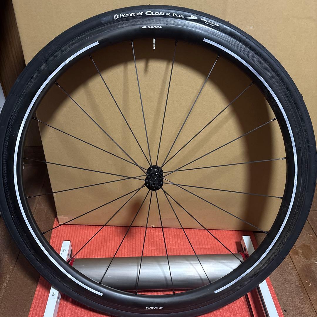 SACRA 4G-38-CL カーボンクリンチャー前後セットリムブレーキ