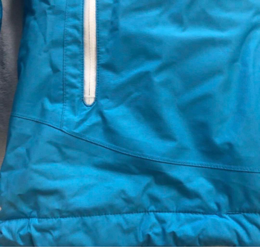 モンベル140パウダーステップパーカー女の子スキー男の子キッズ