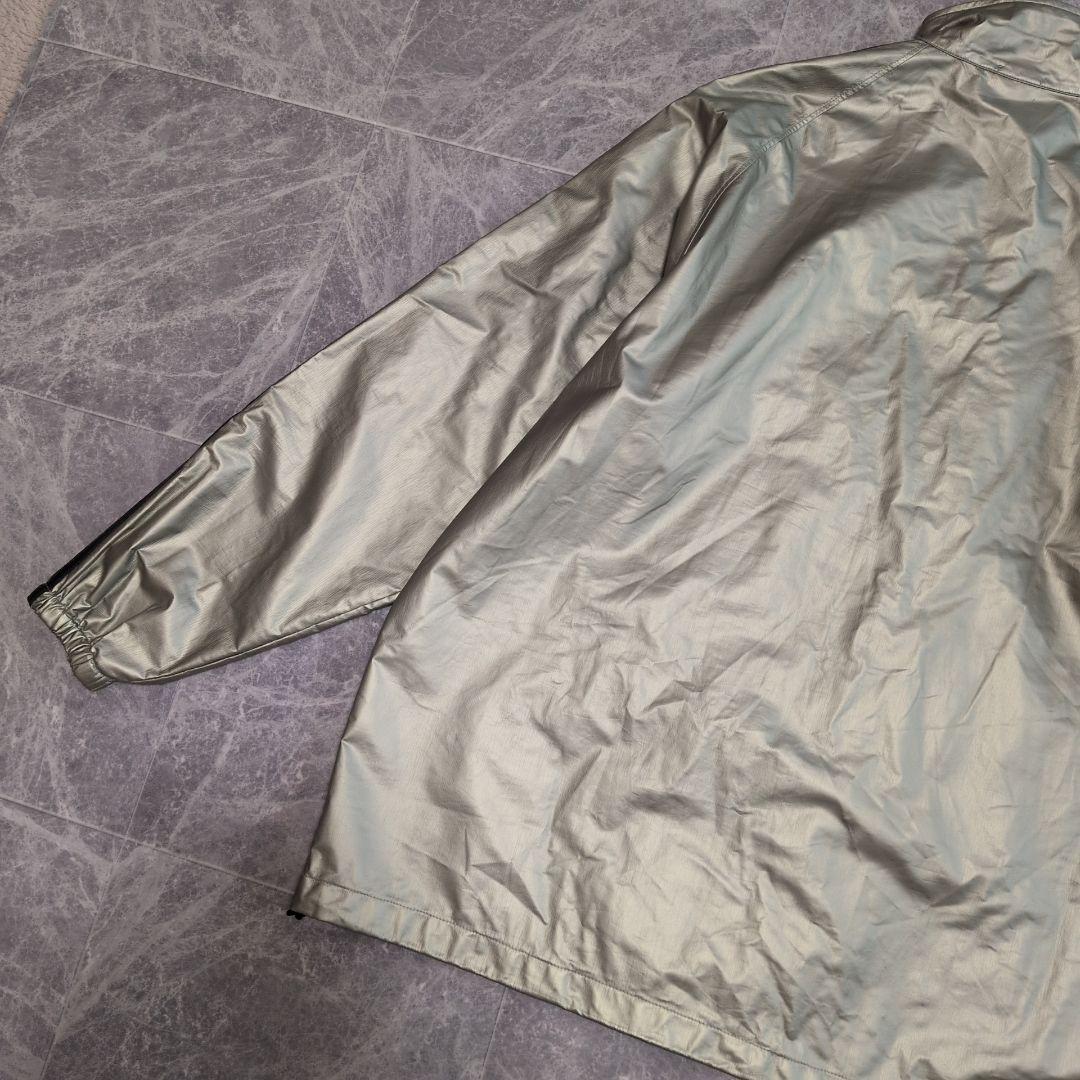 【未使用級】アディダス ジャージ 上下 セットアップ メタリック L 3本ライン