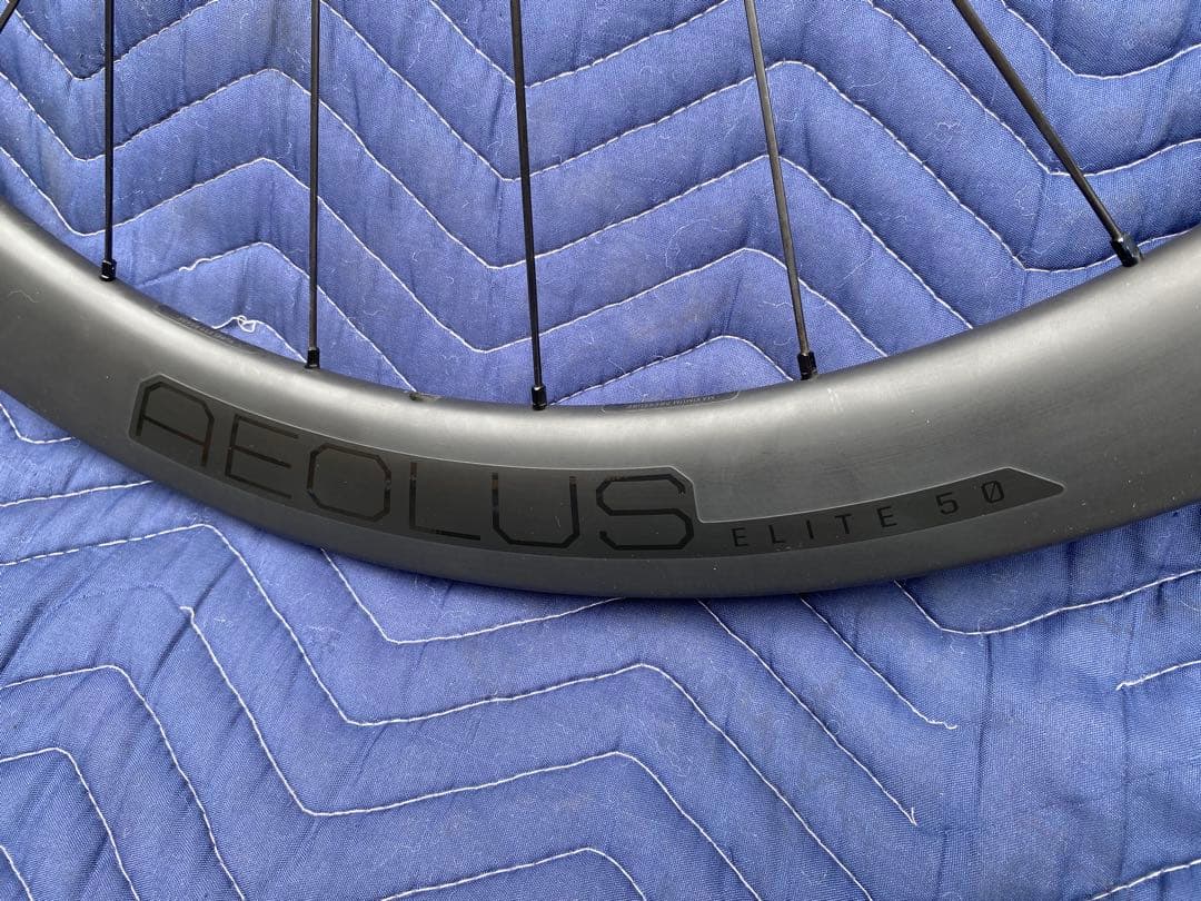 【美品】ボントレガー Aeolus エリート50 TLR ディスクホイール