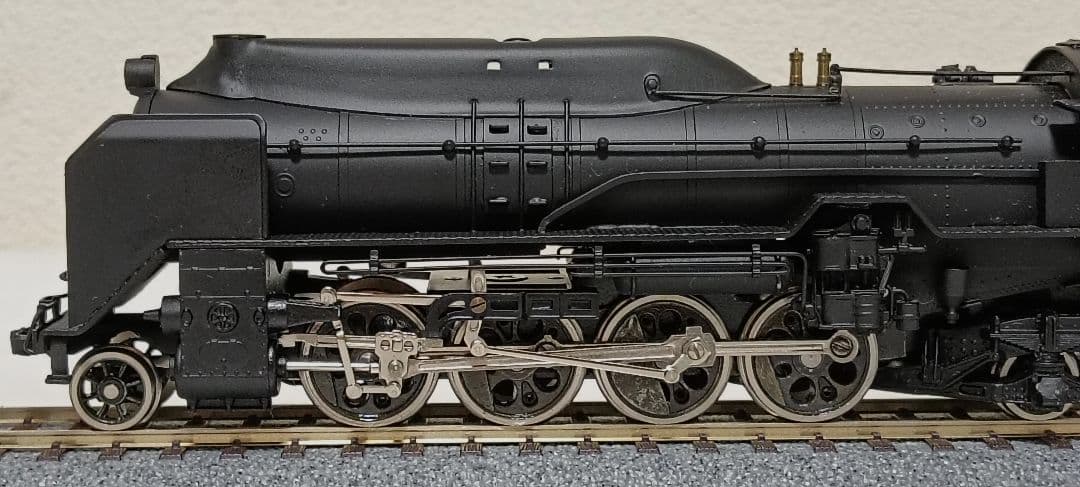 HOゲージ 天賞堂アダチ Ｄ51半流 蒸気機関車、モーター交換、メンテナンス済