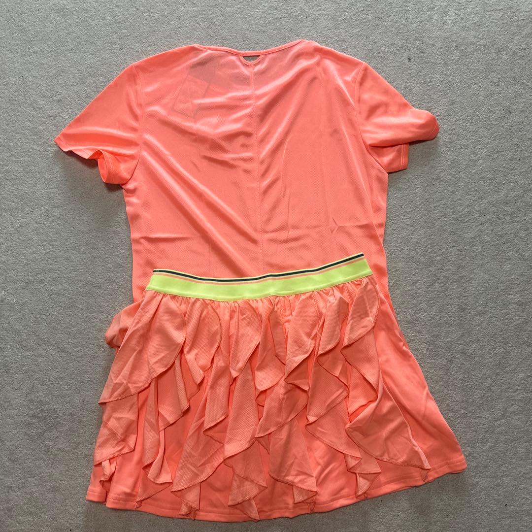 adidas climacool テニスウェア　L コーラルオレンジ