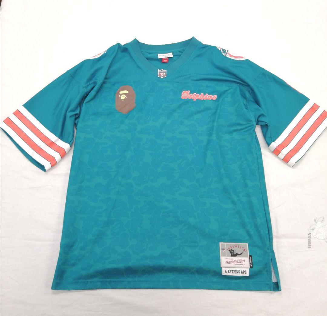 A BATHINGAPE　ベイシングエイプ　NFL ミッチェルアンドネス　コラボ