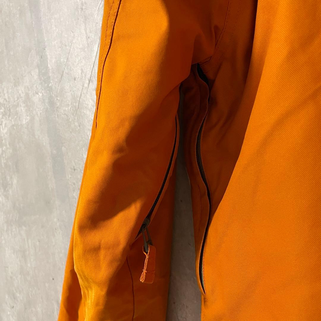 Burtonバートンスキーウェアスノーボードジャケットパーカーフード付きオレンジ