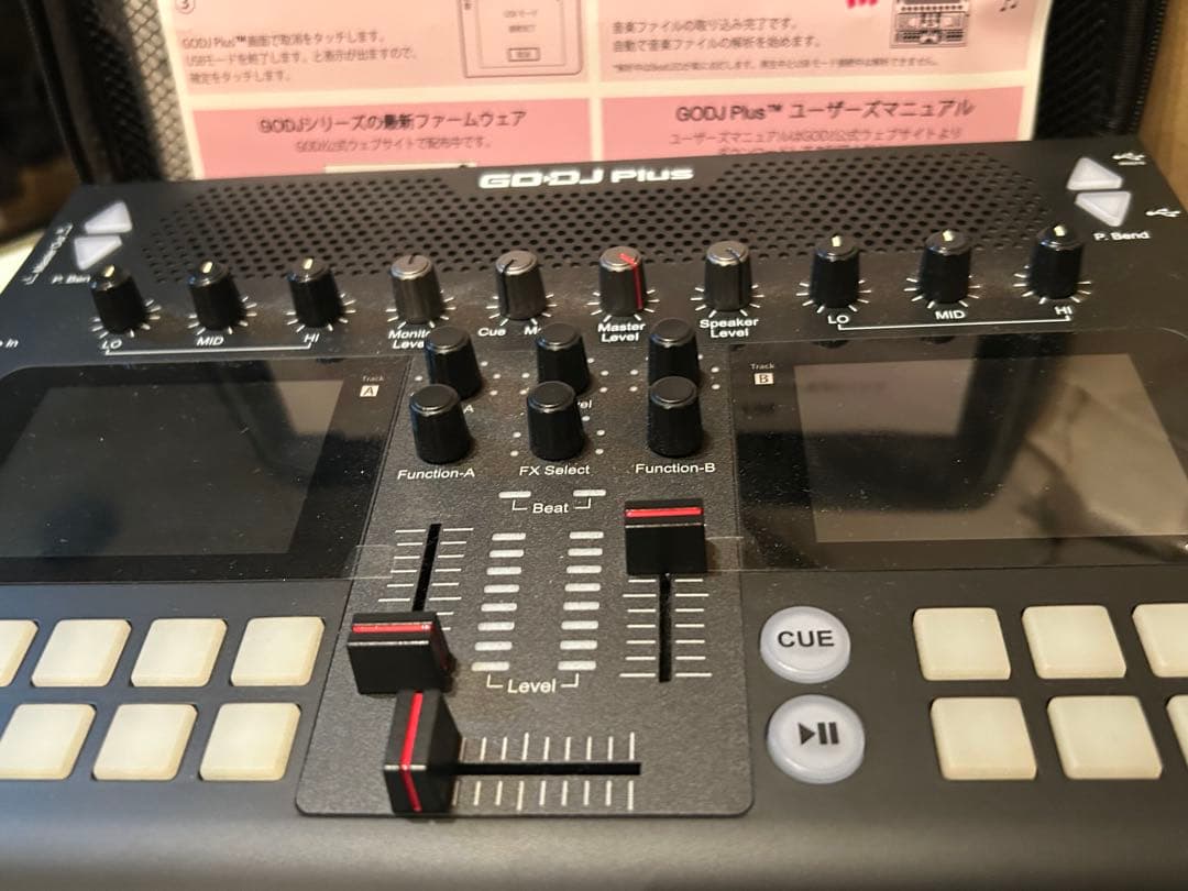 GO-DJ Plus コントローラー 専用ケース付き　ほぼ未使用