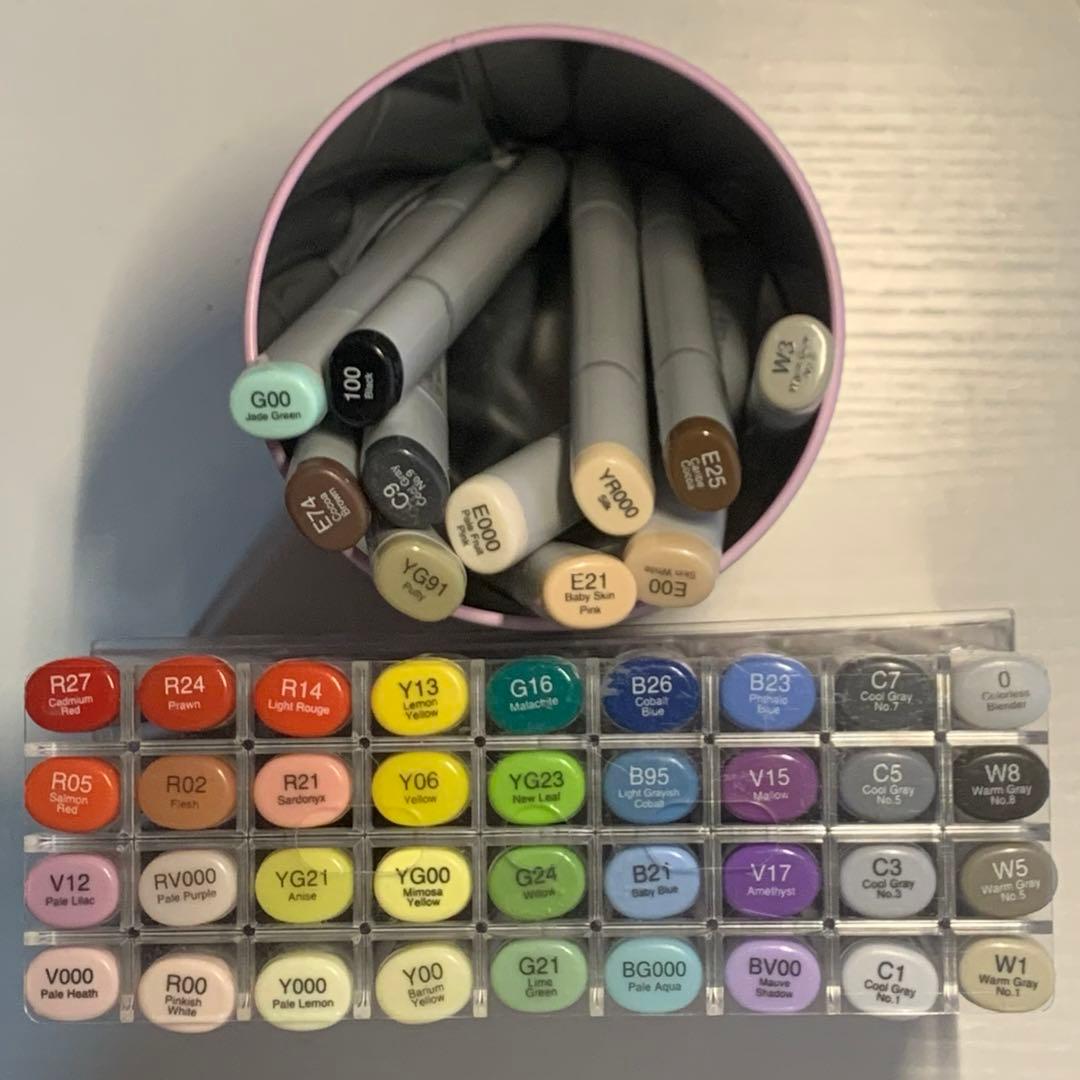 コピックスケッチToo 36色＋おまけ（11色）