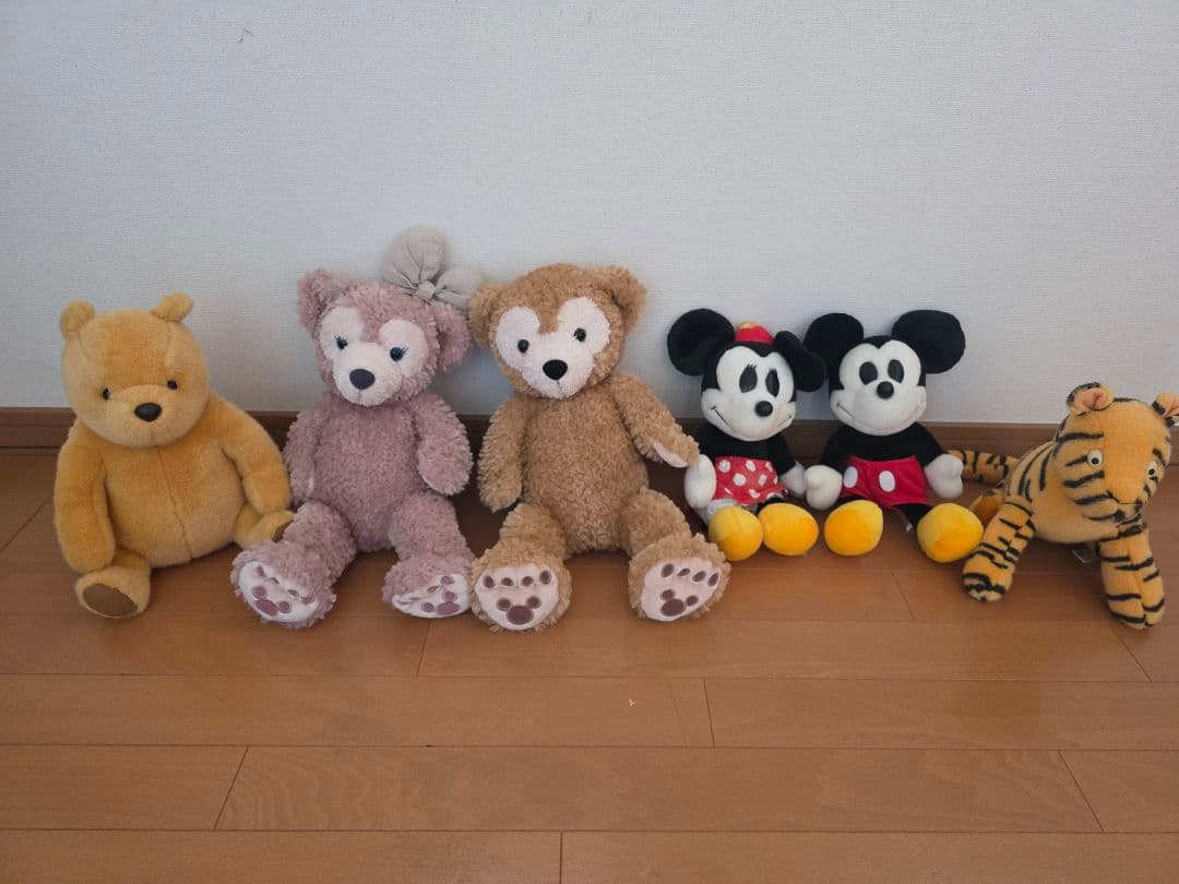 ぬいぐるみセット くまのプーさん ダッフィー ミッキー