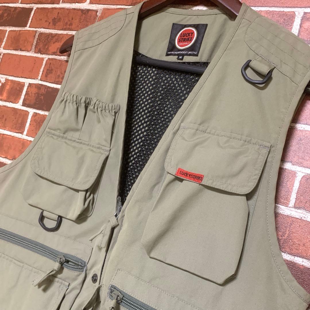 【希少】LUCKY STRIKE★ラッキーストライク★フィッシングベスト★企業物