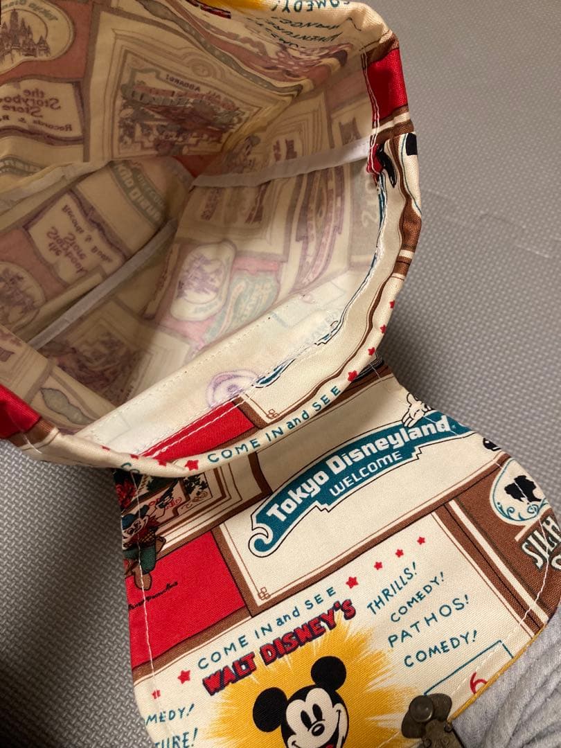 東京ディズニーランド　リュック　レトロ　難あり
