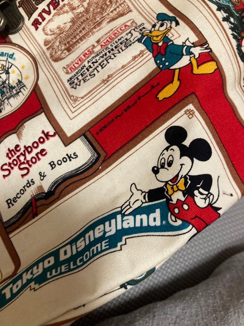 東京ディズニーランド　リュック　レトロ　難あり