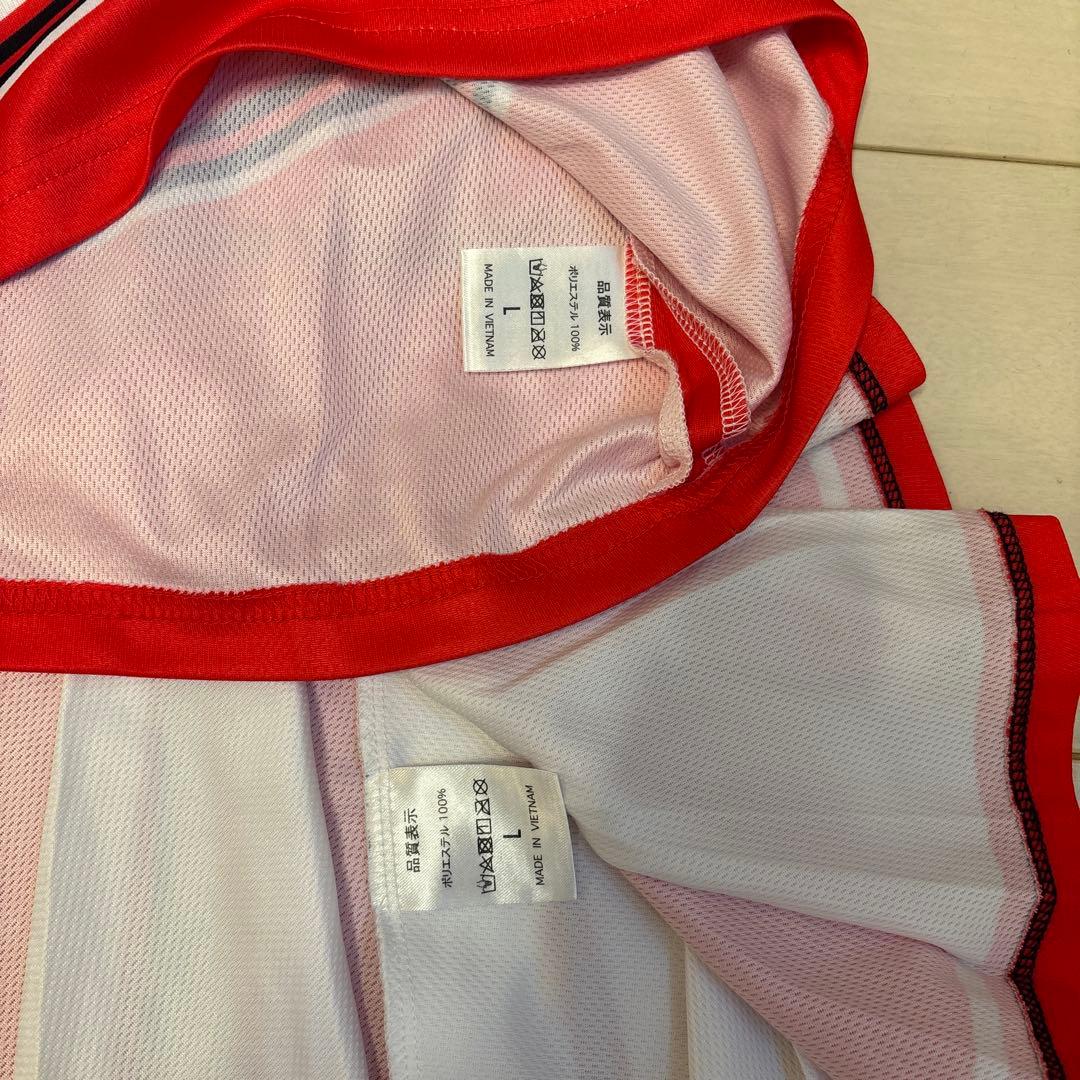 チアリーディングウェア Lサイズ 赤白