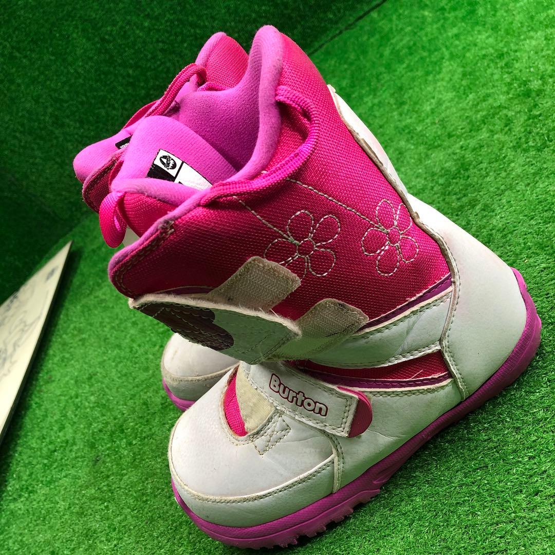 宝-627 子供用スノーボードセット122cm ビンディング新品 メンテナンス済