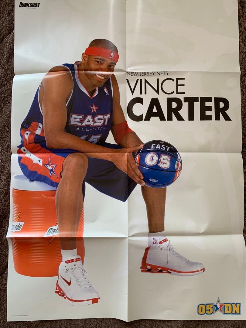 激レア）美品　NBAオールスター＆ヴィンスカーター＆アイバーソン＋中古ポスター