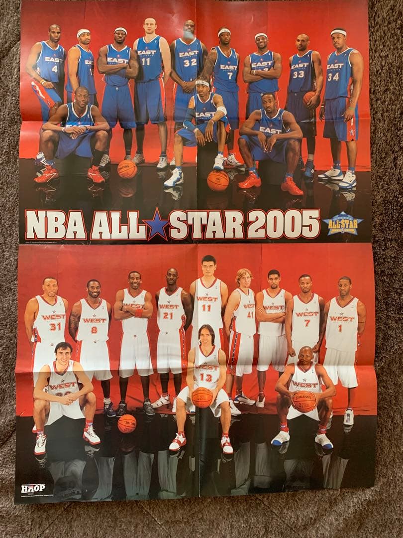 激レア）美品　NBAオールスター＆ヴィンスカーター＆アイバーソン＋中古ポスター