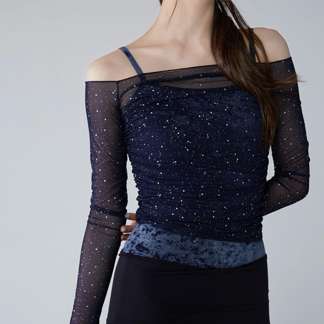 BYPLIE グリッター　トップス　バレエ