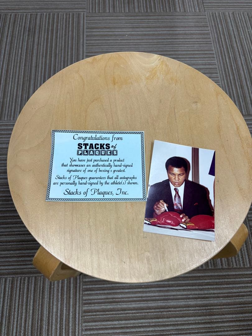 ムハマド・アリ グローブ サイン入り