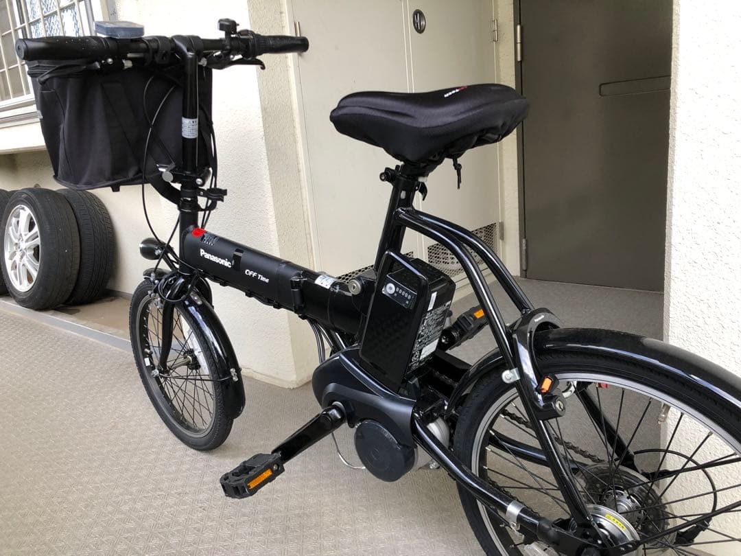 Panasonic オフタイム電動アシスト自転車 超美車　人気のブラック！