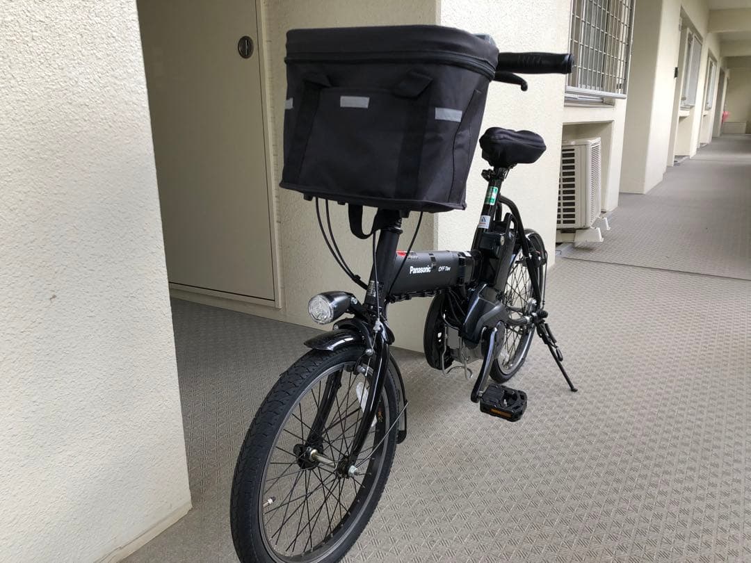 Panasonic オフタイム電動アシスト自転車 超美車　人気のブラック！