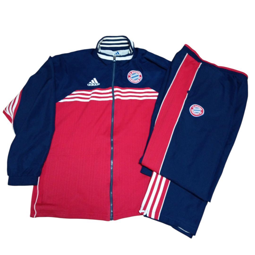 90s FCバイエルン・ミュンヘン　ジャージ　古着 adidas セットアップ