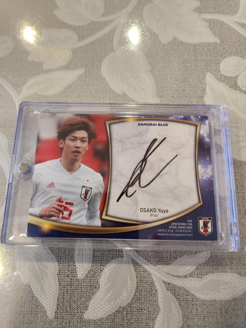 2018 1/40 　ファーストナンバー日本代表　大迫勇也　サインカード