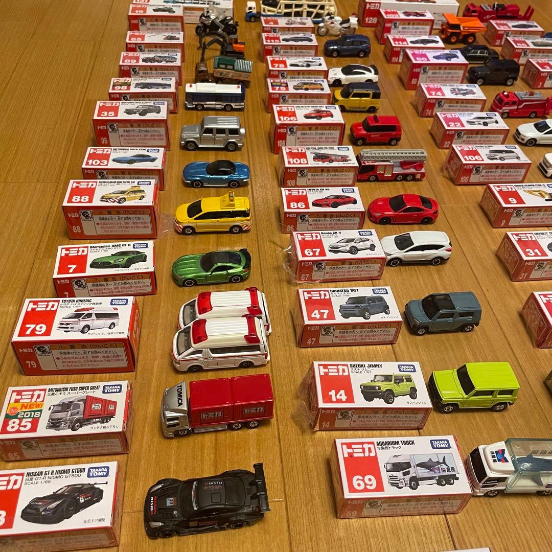 【TOMICA】トミカ等109台！まとめ売り　箱付きドリームトミカ入り！