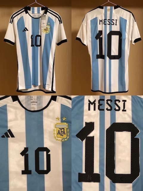 アルゼンチン代表 2022 #10 メッシ Mサイズ ユニフォーム 2枚セット
