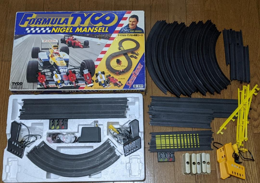 【ジャンク品】スロットカー TYCO S-111 ナイジェルマンセル推奨コース