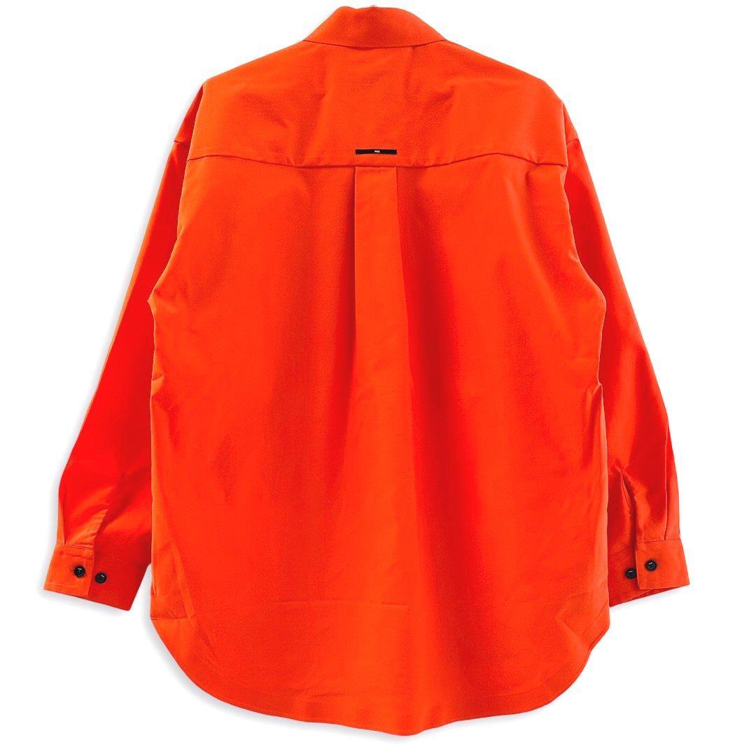 202 PGG 新品タグ付 定価33,000円 シャツブルゾン オレンジ 5 L