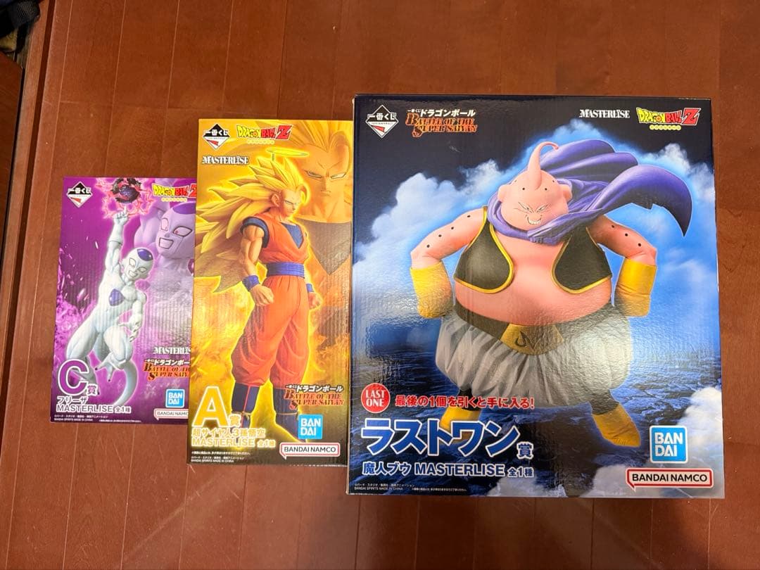 ドラゴンボール　一番くじ　フィギュア　三体 A賞 C賞 ラストワン