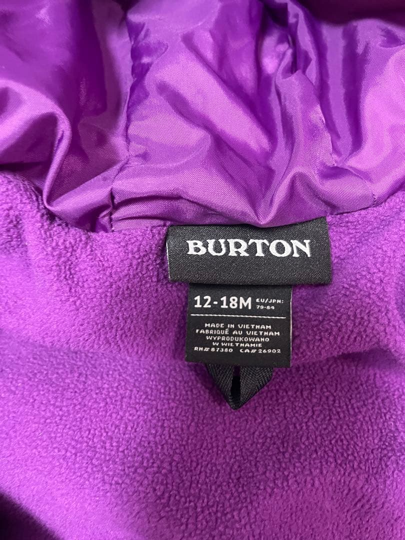美品✨BURTON スノーボードウェア 12-18M