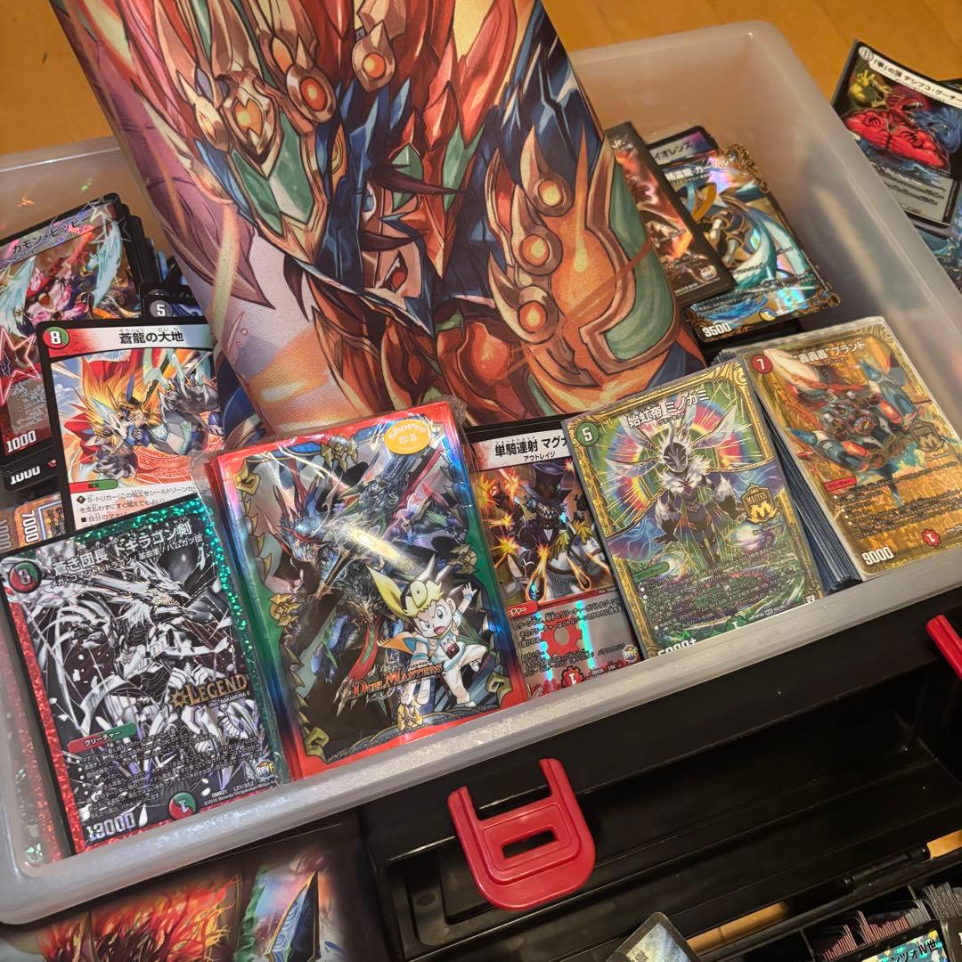 デュエマ引退品 プレイマット、デッキケースまとめ売り