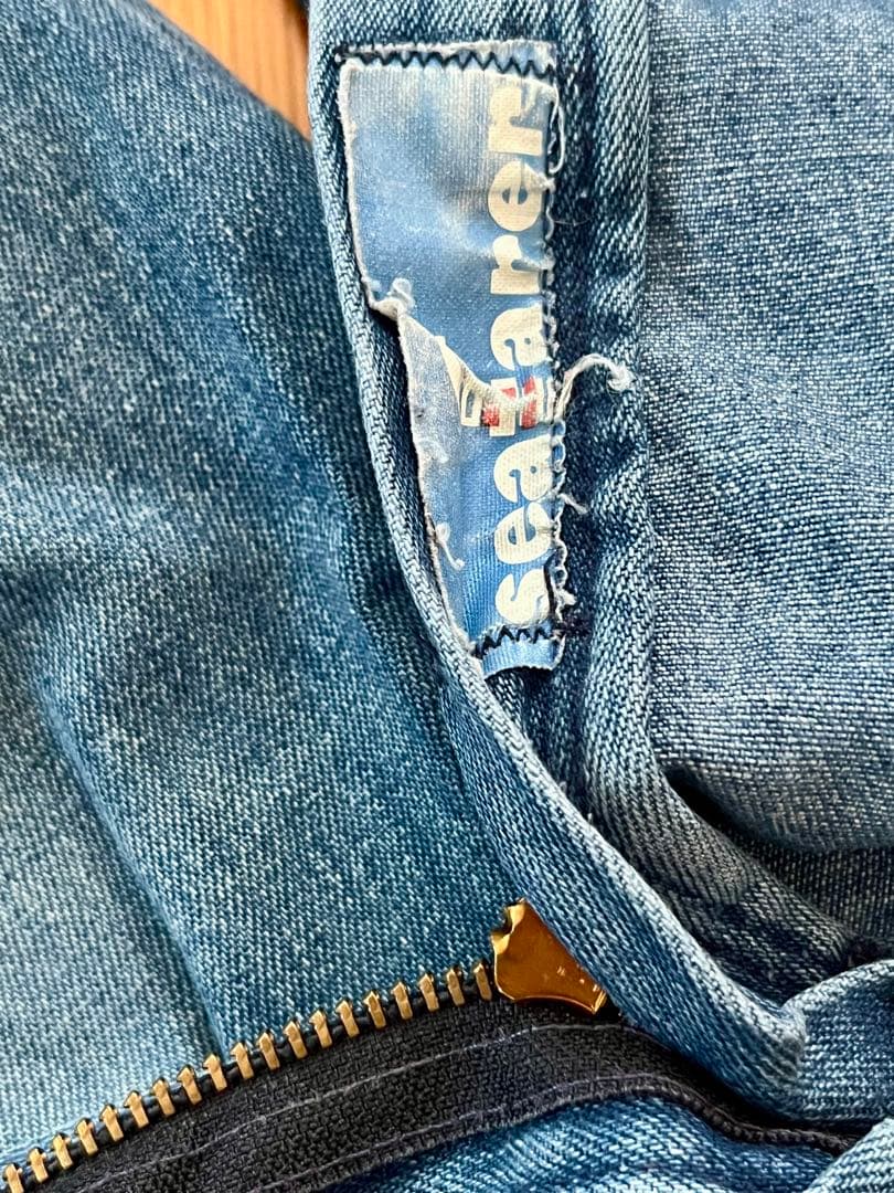 80's SEAFARER セーラー・デニム PX品U.S.NAVY ステンシル