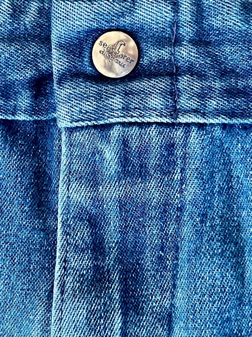 80's SEAFARER セーラー・デニム PX品U.S.NAVY ステンシル