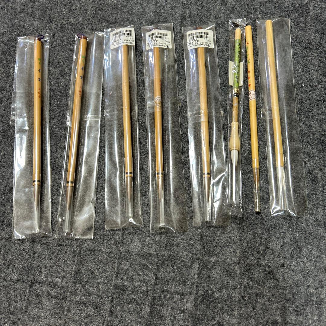 12点未使用品筆、硯、墨『古梅園製 精華堂製 呉竹製 他』書道 習字 墨 まとめ