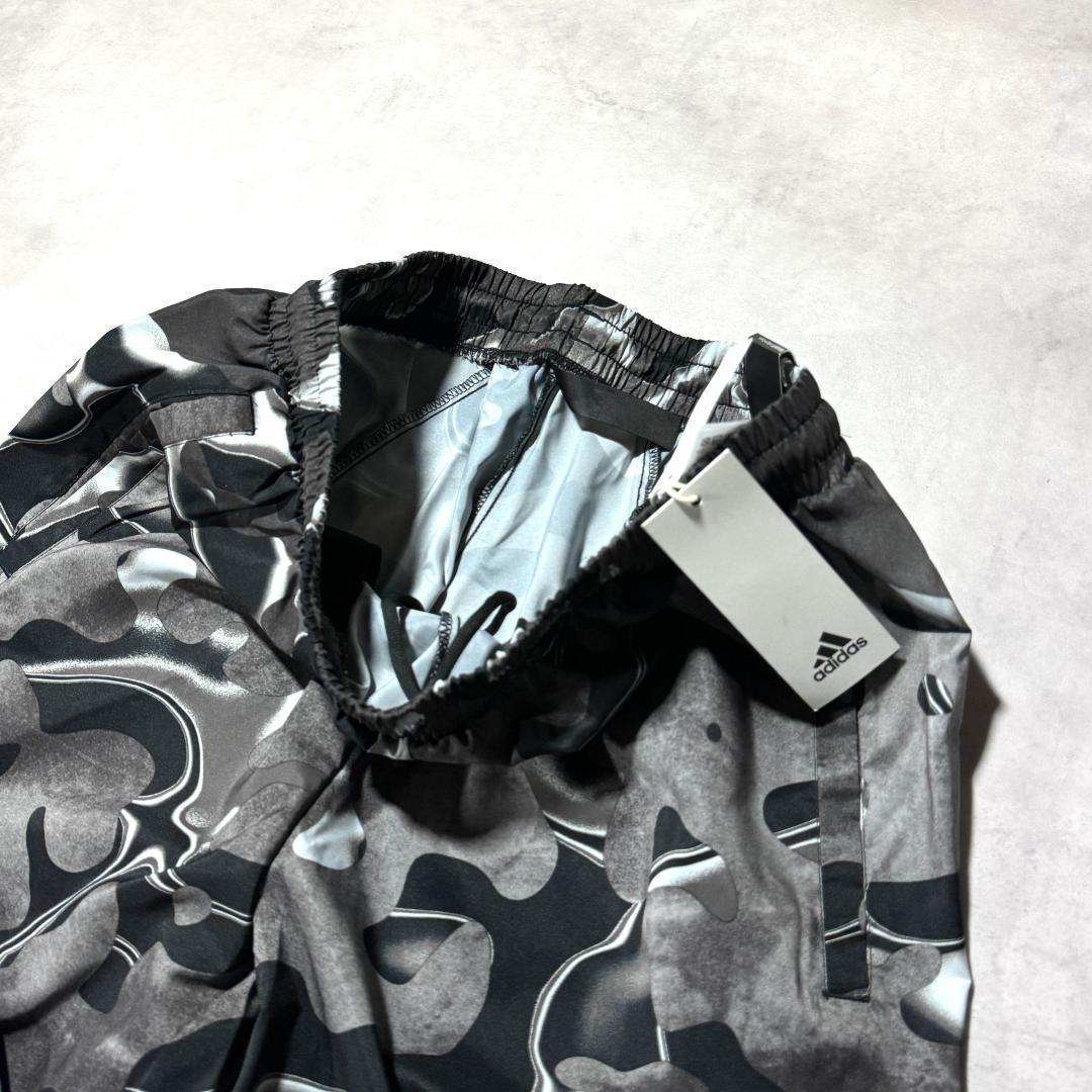 新品 正規品 Msize アディダス 上下セットアップ 総柄 3ストライプ