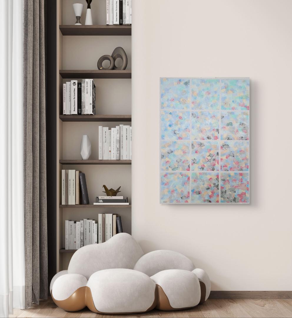 純情可憐 / 抽象画 キャンバス 90×65㎝ 原画のみ モダン アートパネル