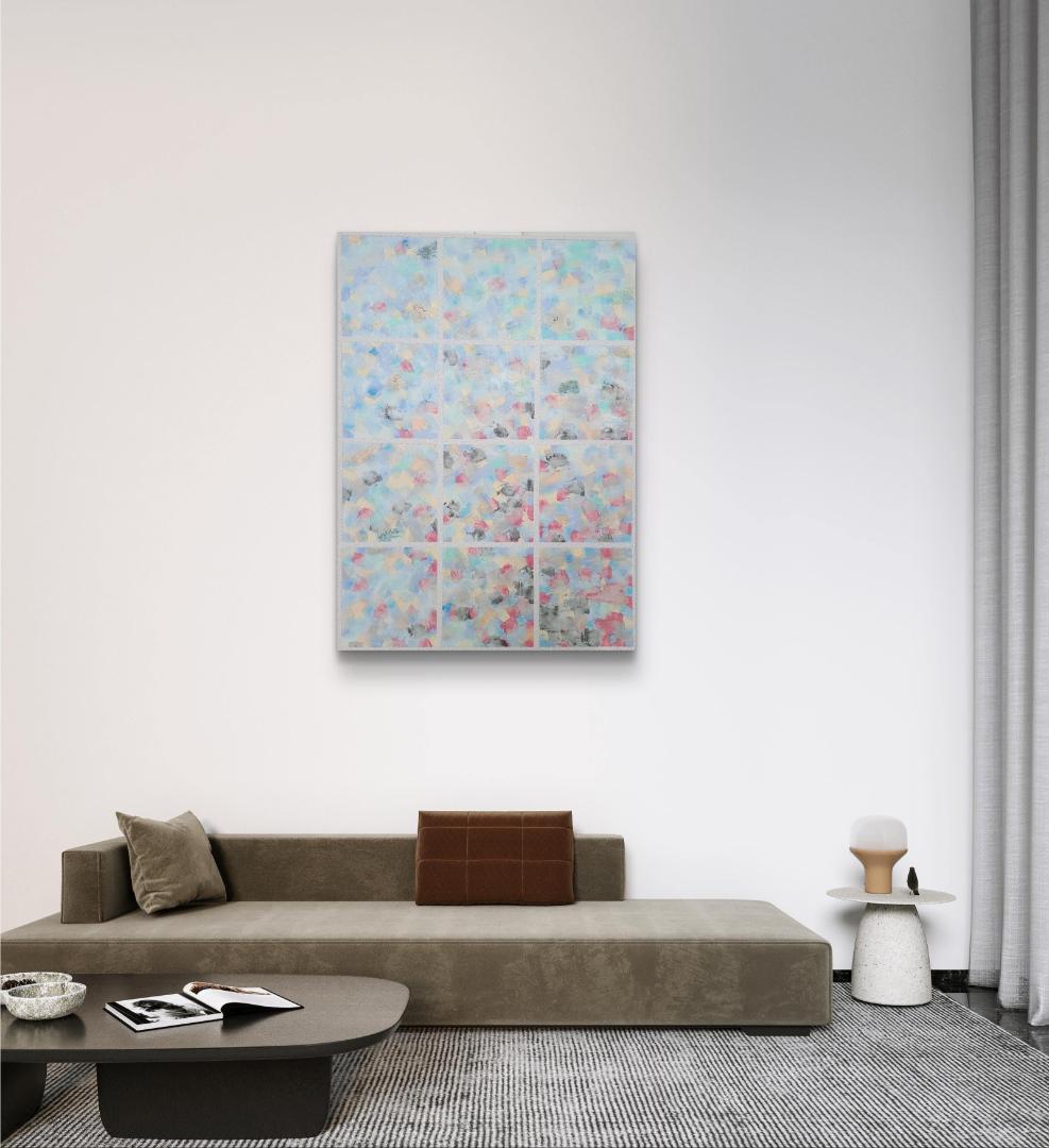 純情可憐 / 抽象画 キャンバス 90×65㎝ 原画のみ モダン アートパネル