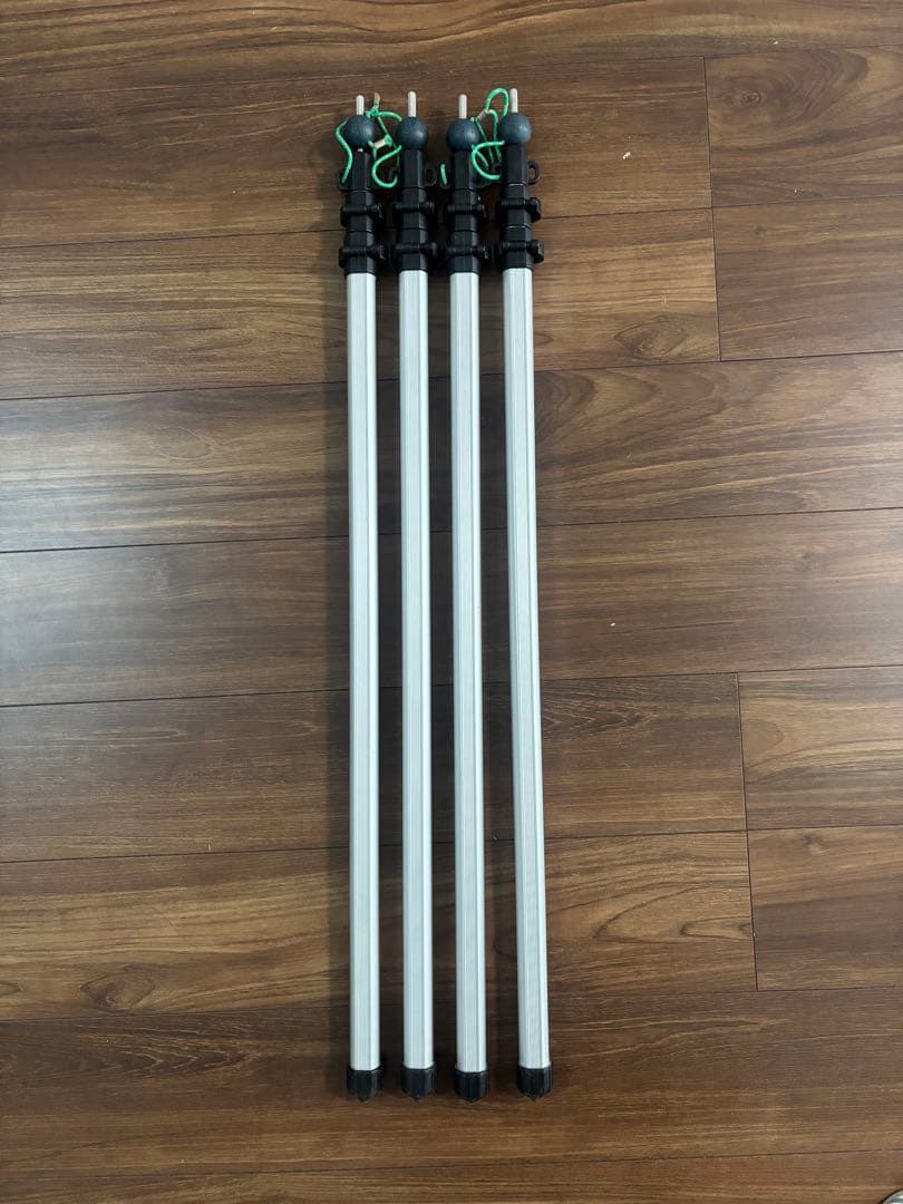 LOGOS システムロックポール230cm 4本セット　タープポール　ロゴス