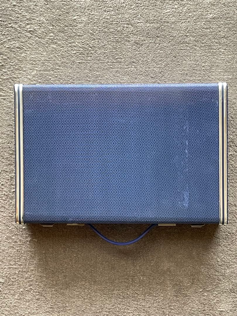 麻雀牌セット 青いケース付き 【未使用品】