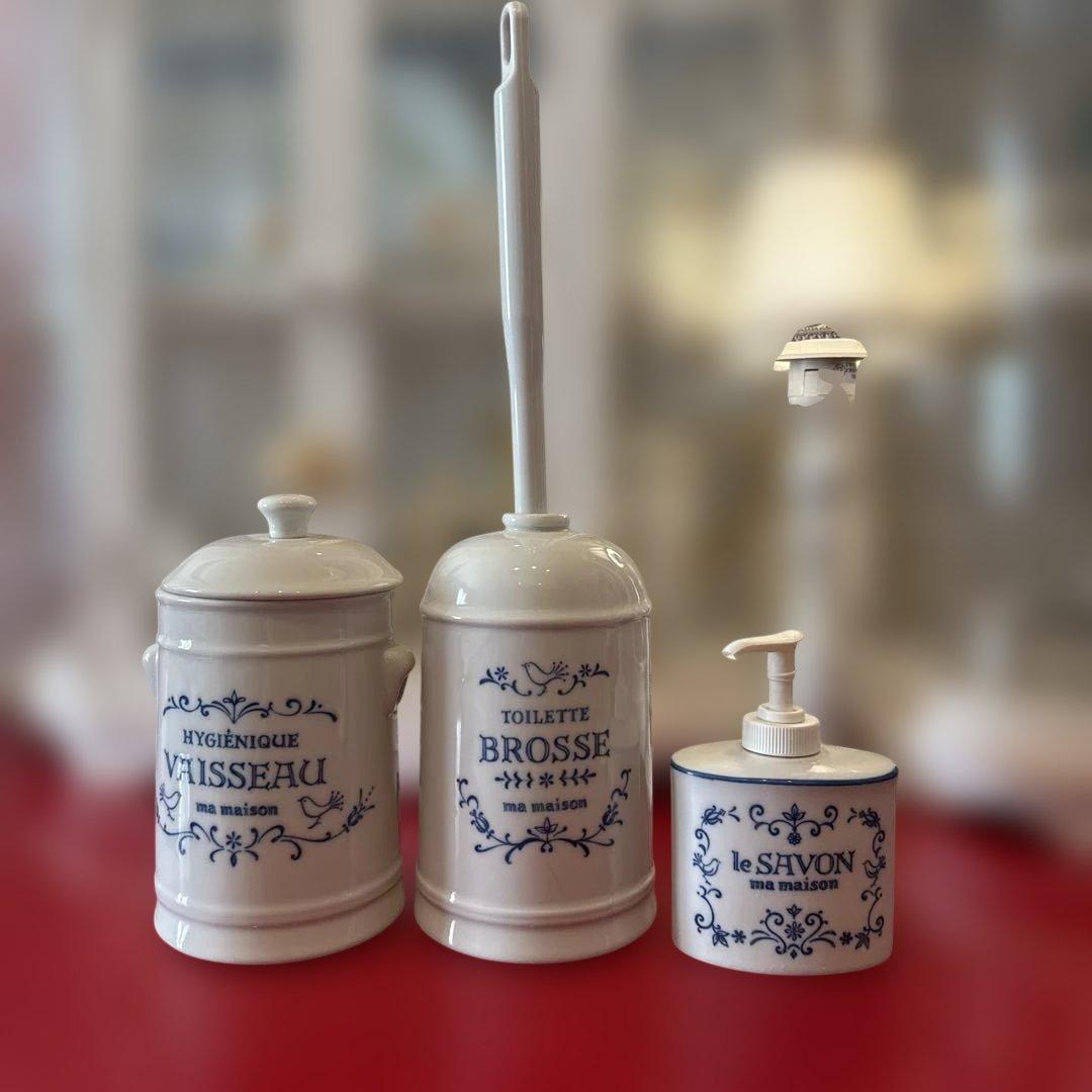 Vaisseau バスルームトイレ用品 3点セット