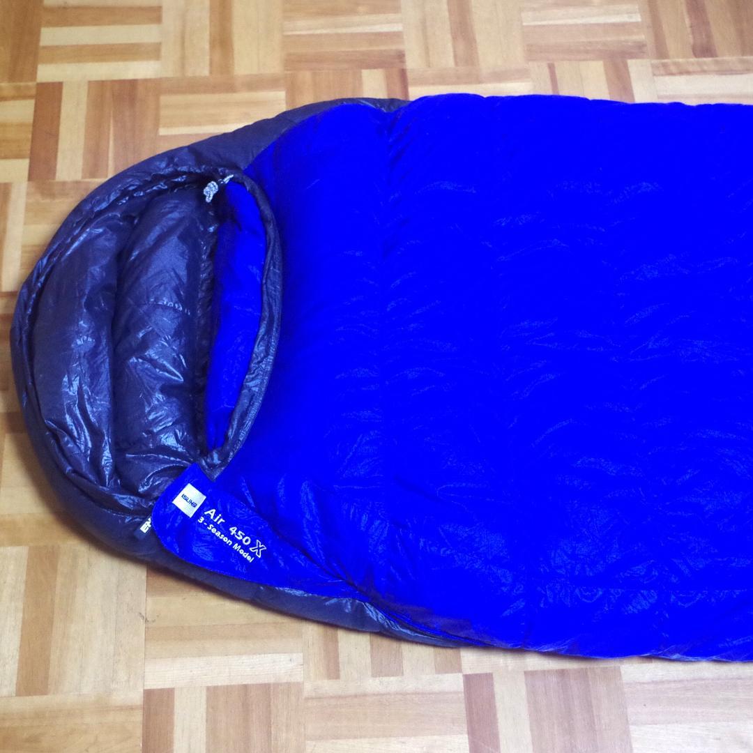 美品です！イスカ！ダウンシュラフ！エア450X 高品質800FP 即発送可能！