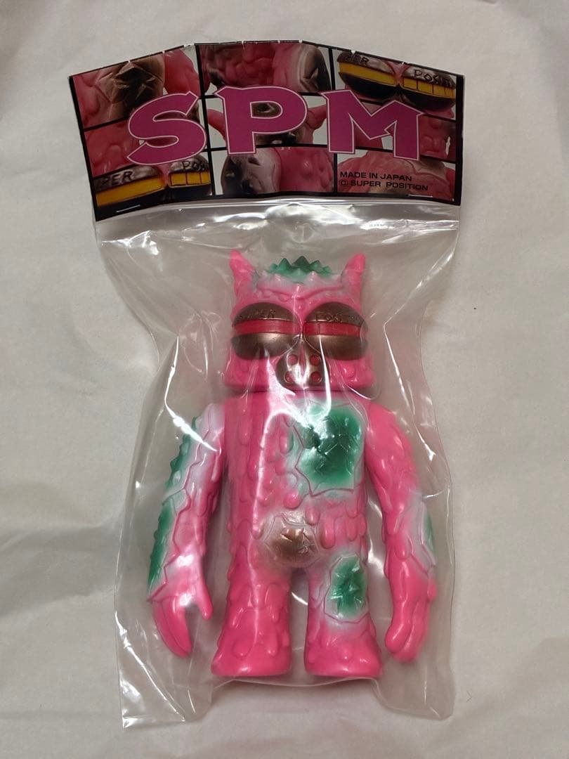 スーパーポジション×リアルヘッド SPM ピンク ソフビ 未使用