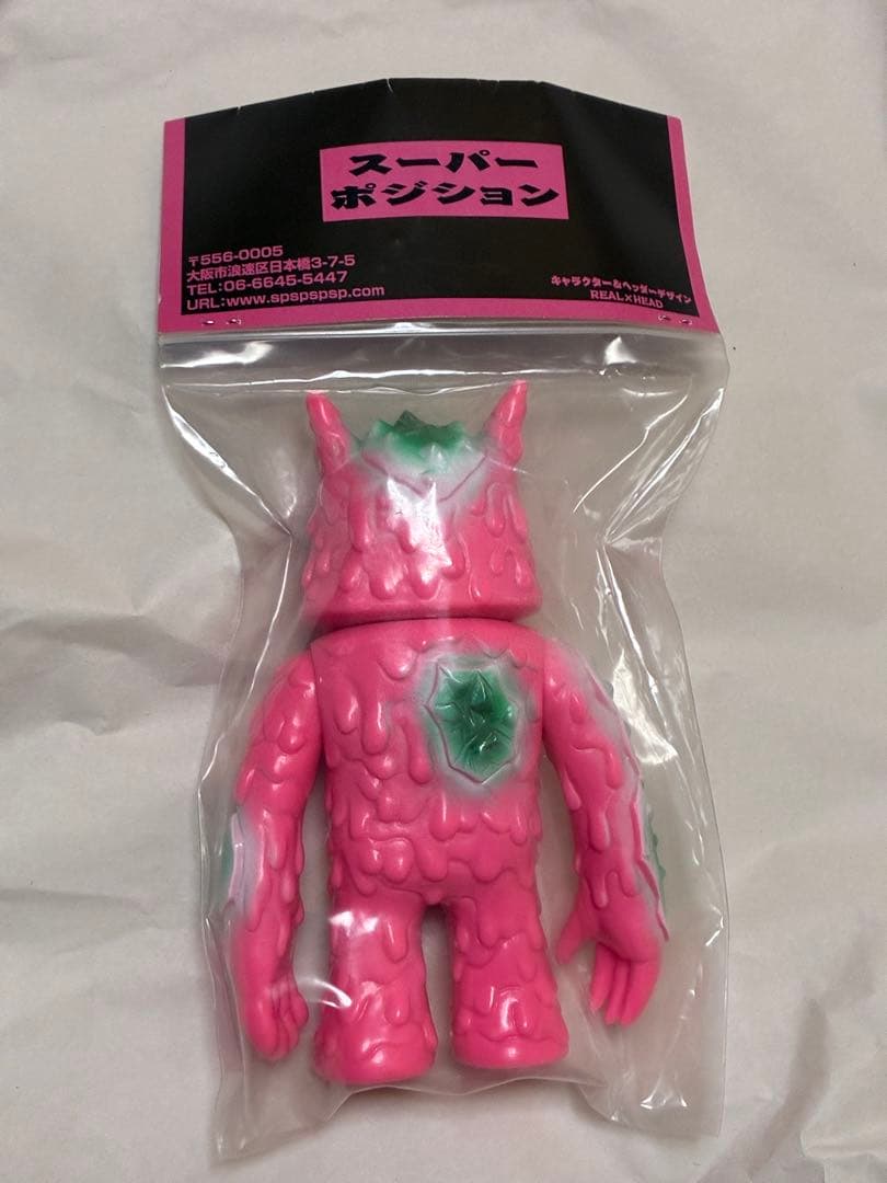 スーパーポジション×リアルヘッド SPM ピンク ソフビ 未使用
