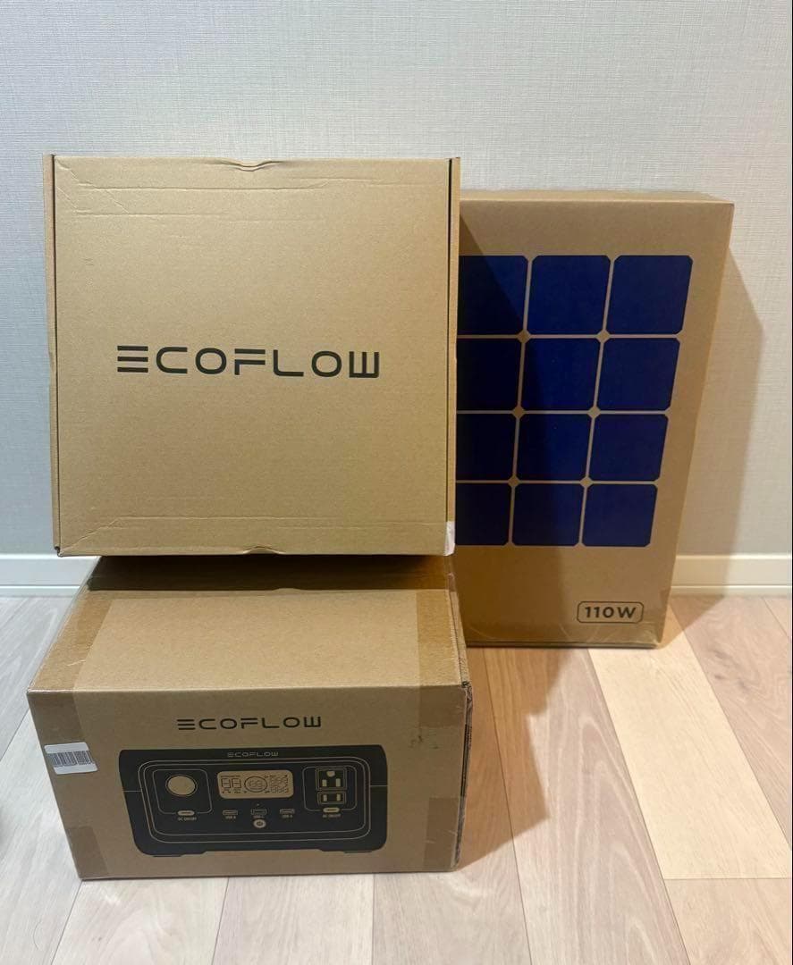 エコフロー 2 専用バッグ 110Wソーラー ZMR600-JP