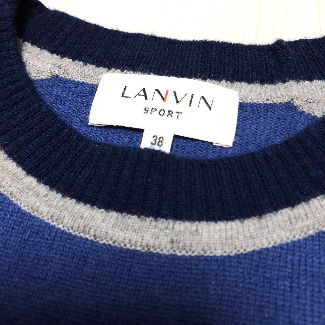 ランバン　スポーツゴルフ　38 カシミヤ混　セーター　レディース