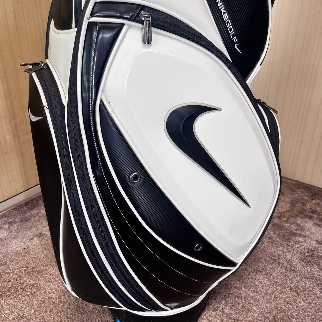 NIKEゴルフ キャディバック 5分割 白 黒 青 9.5型相当