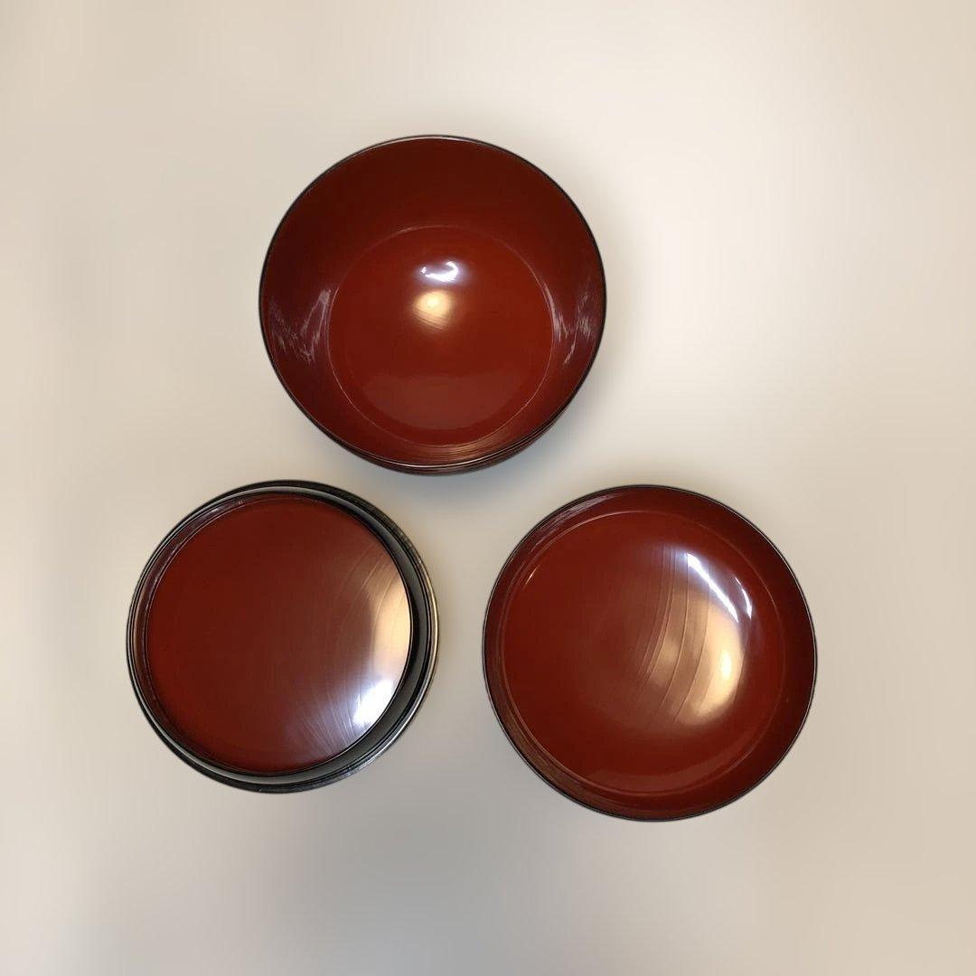 信玄弁当 天然木製 漆塗 6客セット